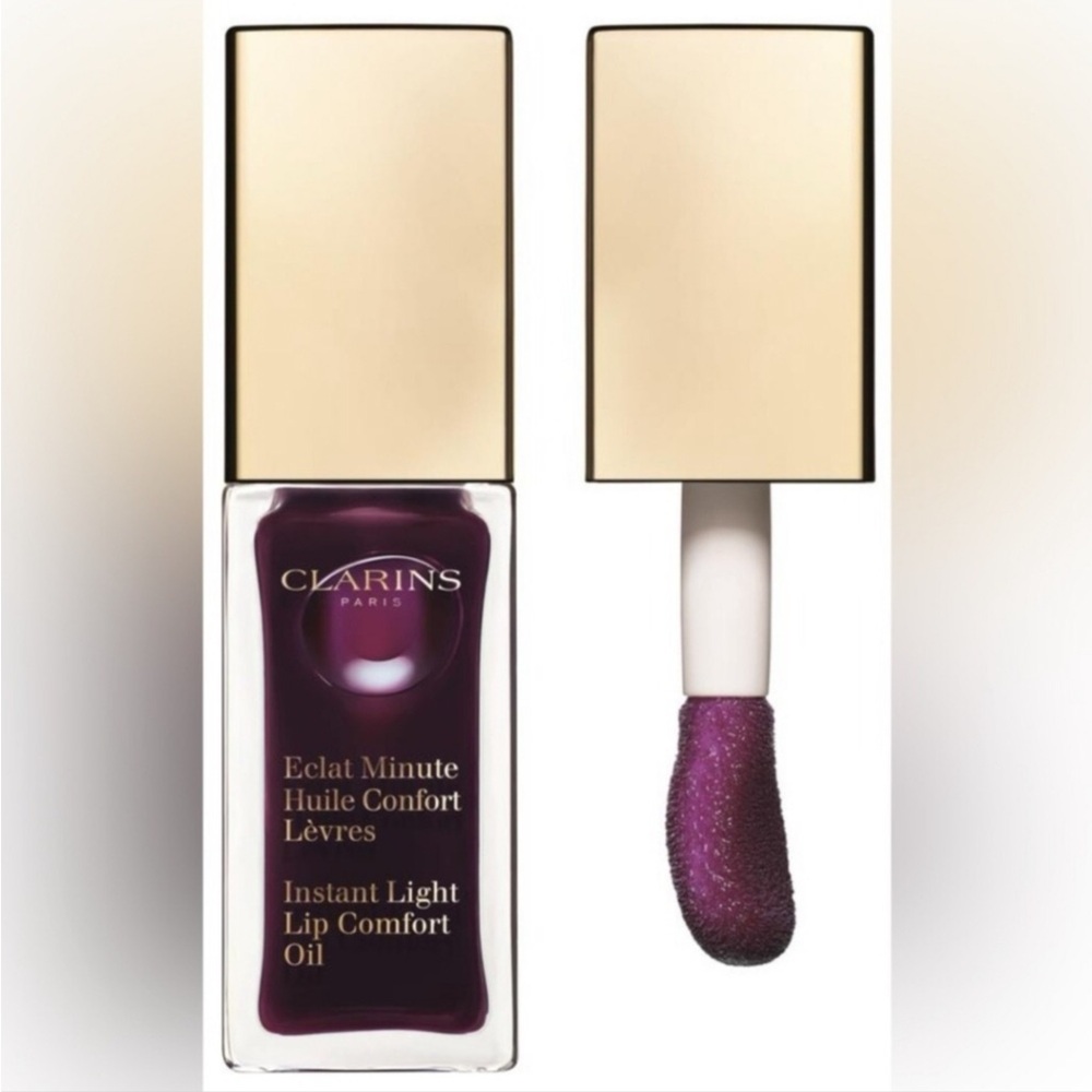 Clarins Instant Light Lip Comfort Oil - Blackberry 08